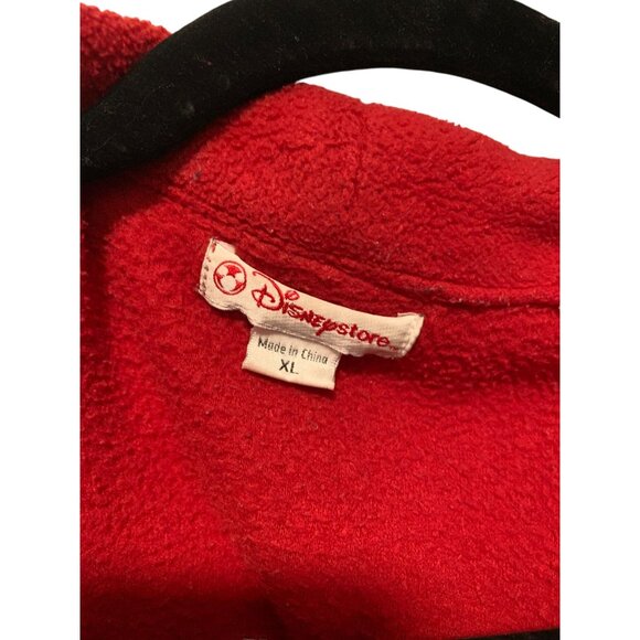 Disney Store Womens Size XL Mickey Mouse Santa Hat Robe Tie Belted Red Cozy Show - Picture 2 of 5